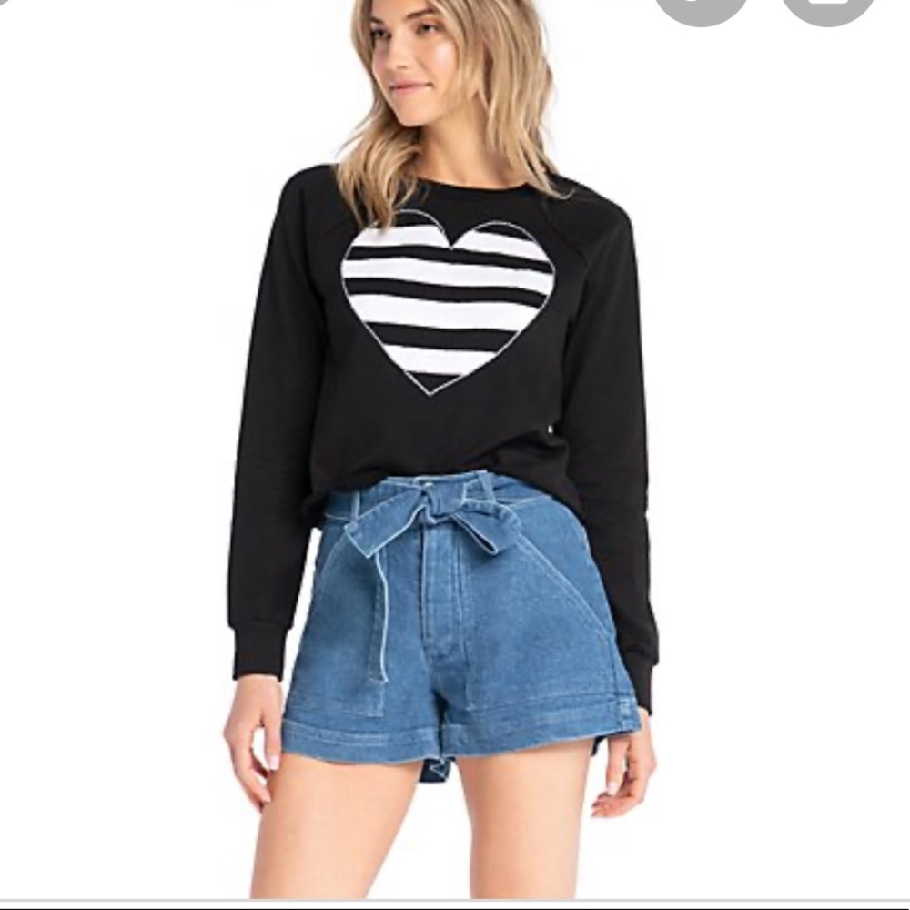 SYNERGY ORGANIC Heart Crop Sweater